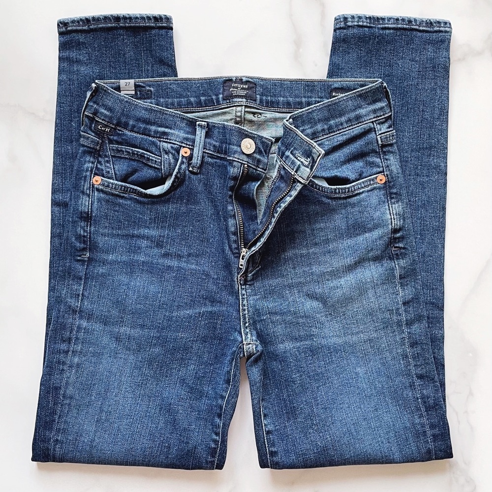 CITIZENS OF HUMANITY Rocket Crop Mid Rise Skinny Jeans Size 27